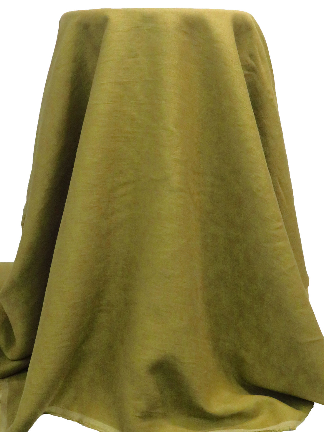 Muted Olive Green 100% Linen Midweight Woven 58W