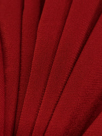 Insignia Red Polyester/Lycra ITY Knit 58W