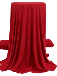 Insignia Red Polyester/Lycra ITY Knit 58W