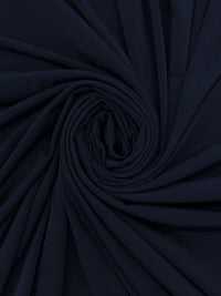 Dark Navy Polyester/Lycra ITY Knit 58W
