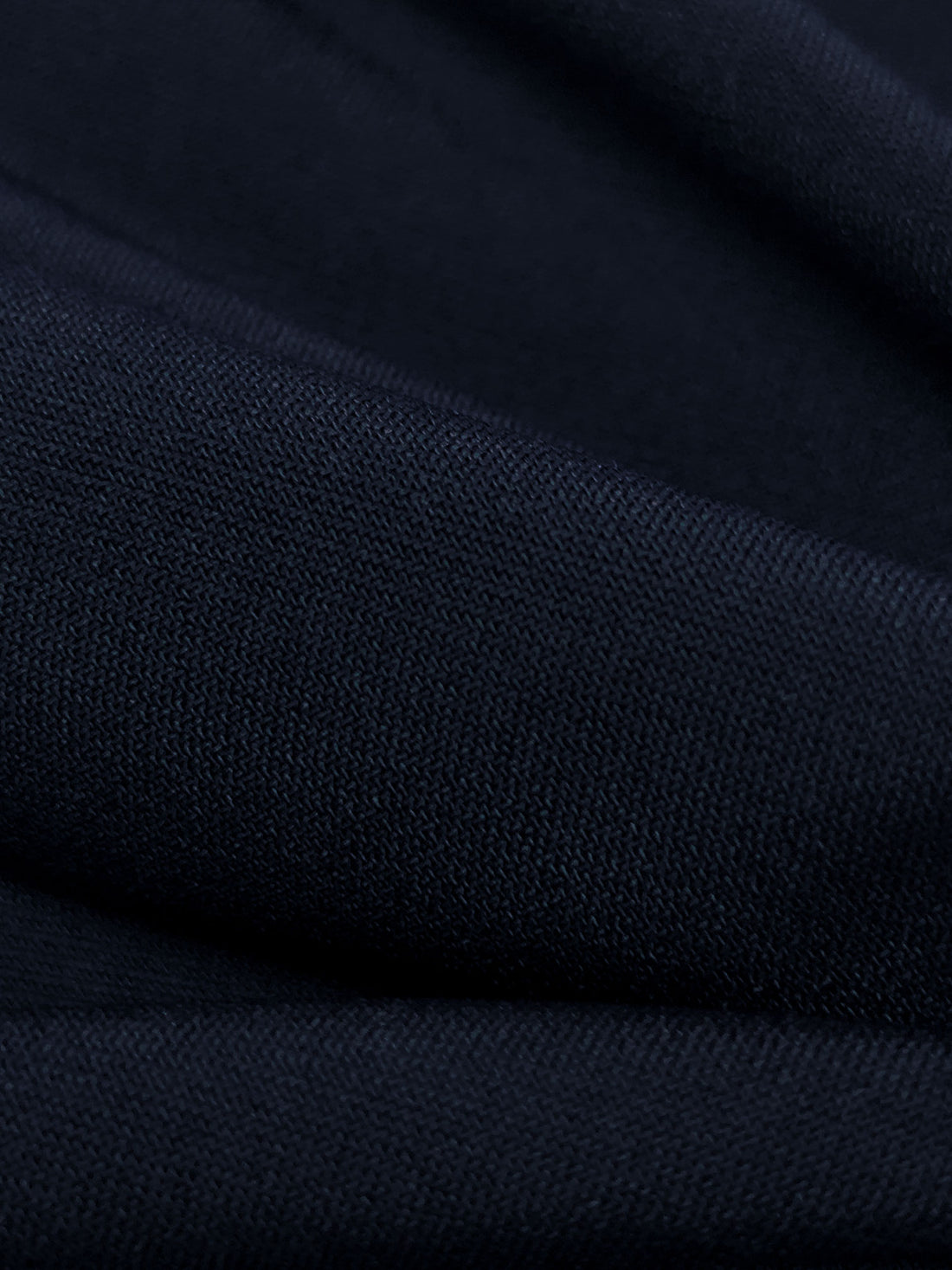 Dark Navy Polyester/Lycra ITY Knit 58W