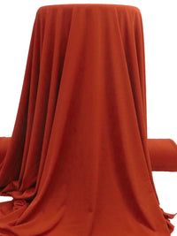 Rust Red Polyester/Lycra ITY Knit 58W