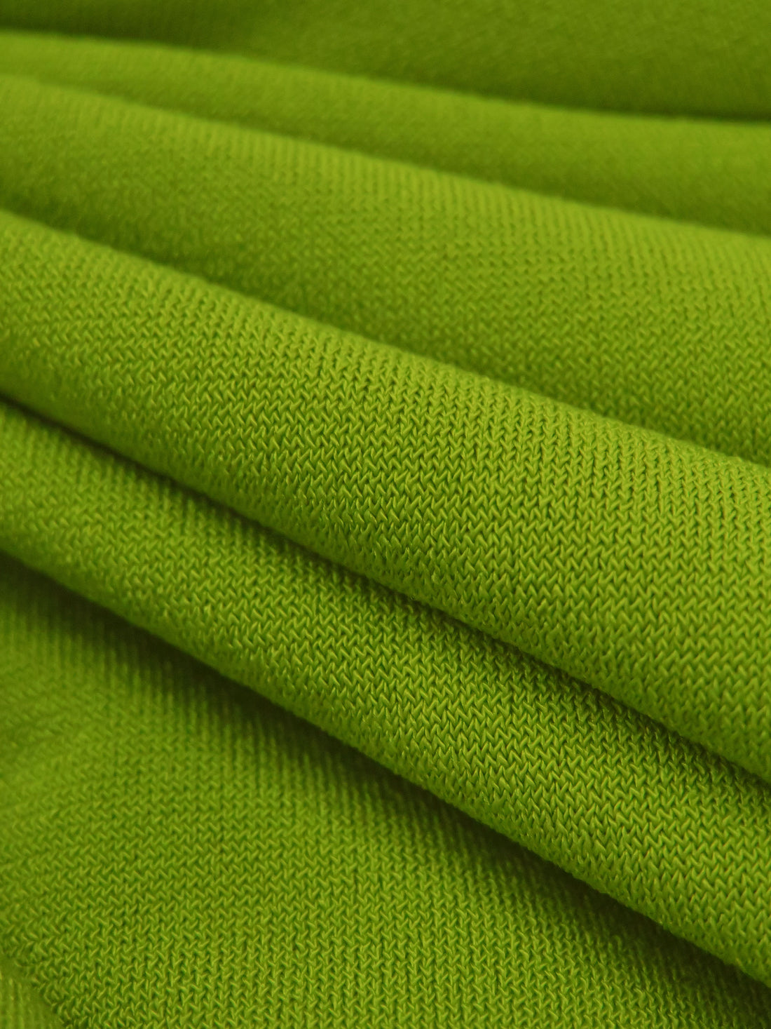 Apple Green Polyester/Lycra ITY Knit 58W