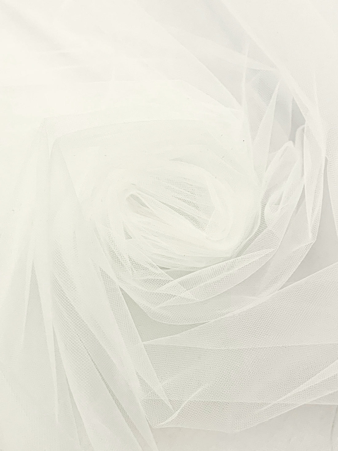 Ivory 100% Nylon Fine Tulle Netting 64W