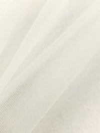 Ivory 100% Nylon Fine Tulle Netting 64W