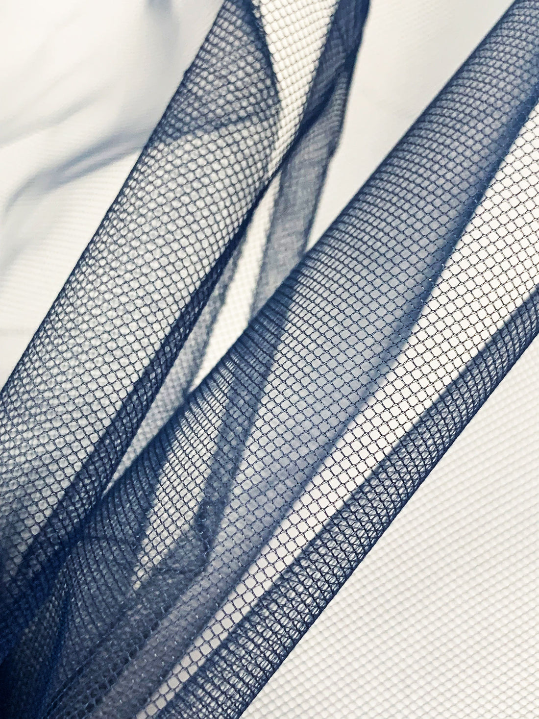 Navy 100% Nylon Tulle Netting 62W