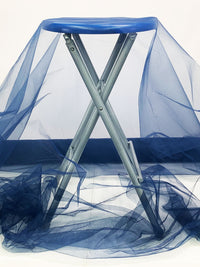 Navy 100% Nylon Tulle Netting 62W