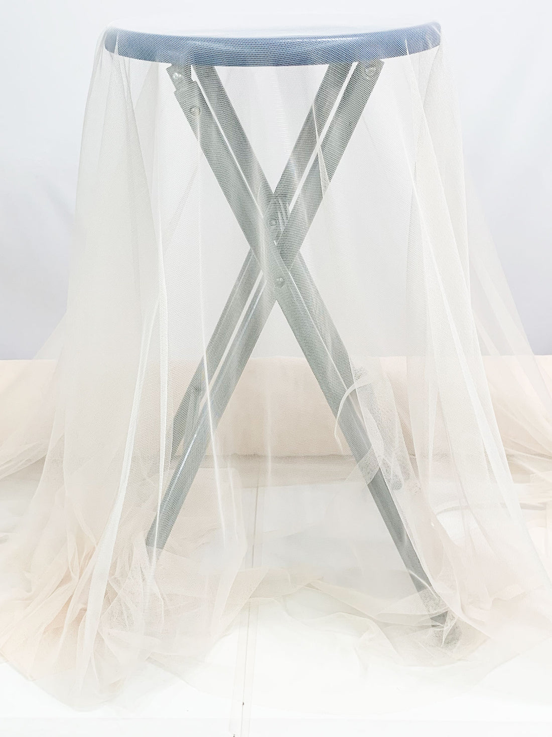 Soft Almond 100% Nylon Soft Bobbinette Netting 62W