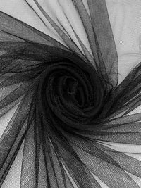 Black 100% Nylon Soft Bobbinette Netting 56W