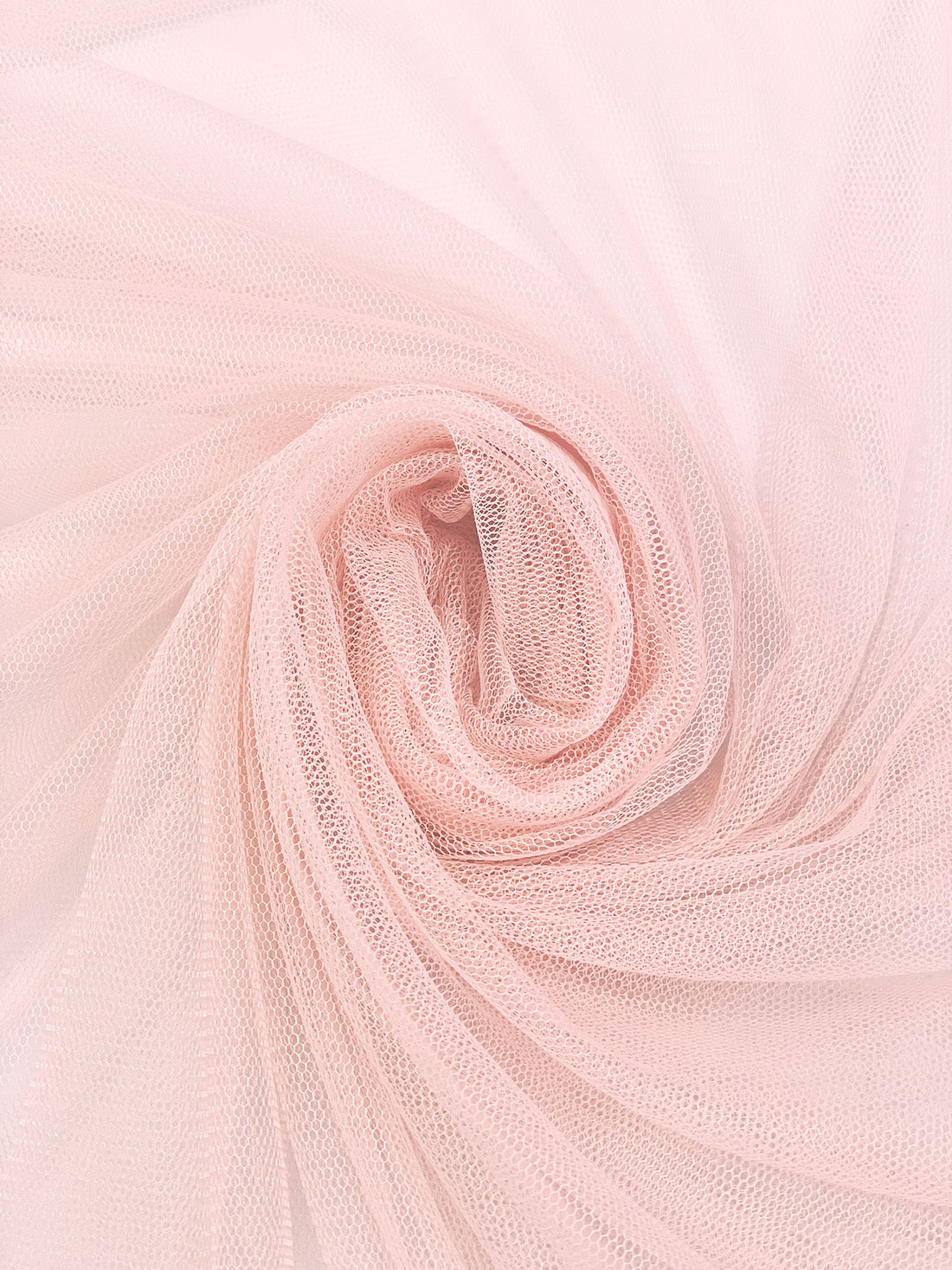 Champagne Pink 100% Nylon Soft Bobbinette Netting 56W