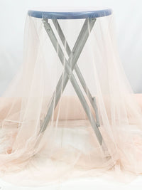 Champagne Pink 100% Nylon Soft Bobbinette Netting 56W