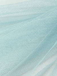 Powder Blue 100% Nylon Soft Bobbinette Netting 56W