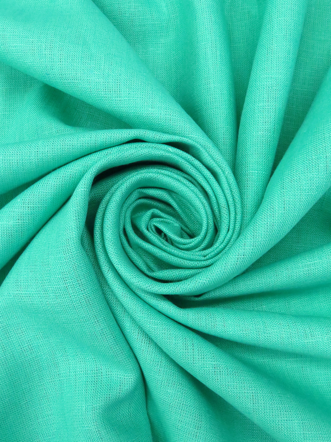 Light Sea Green 100% Linen Mid-Weight Woven 58W