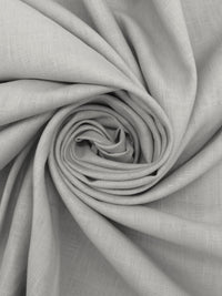 Pale Silver 100% Linen Mid-Weight Woven 58W
