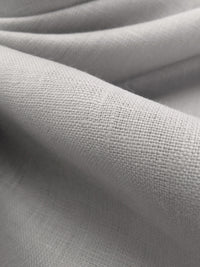 Pale Silver 100% Linen Mid-Weight Woven 58W