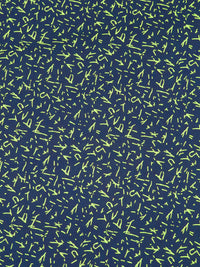 Navy/Light Green 100% Cotton Mini Abstract Etches Print Poplin Shirting 56W