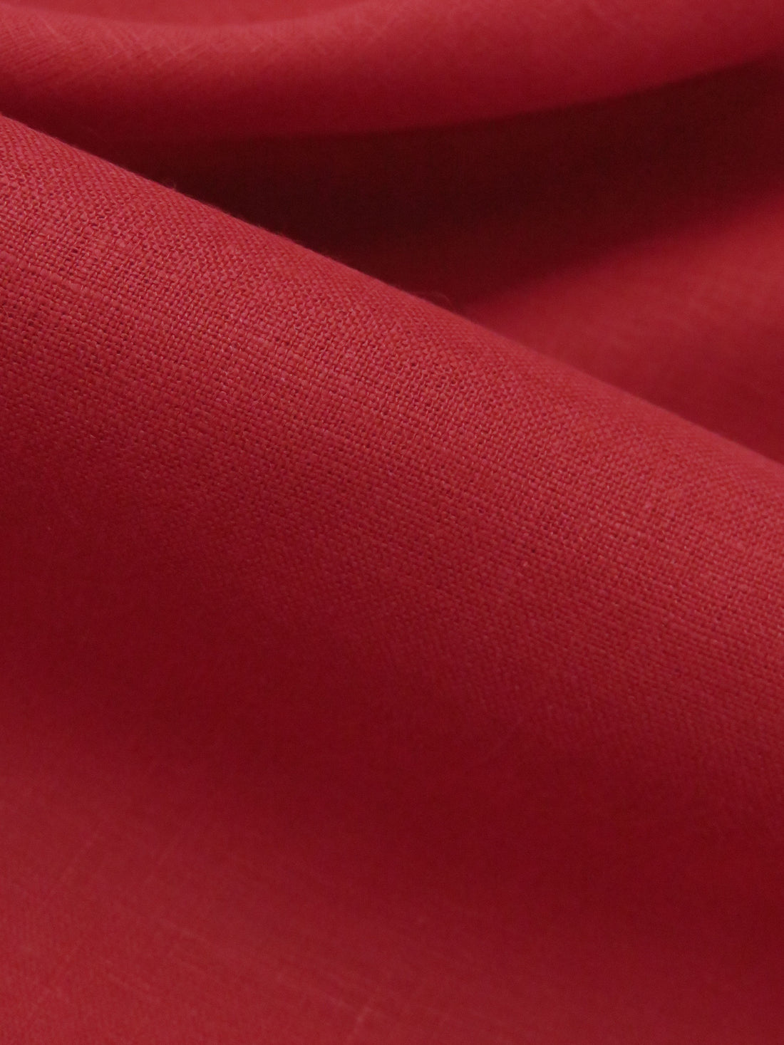Imperial Red 100% Linen Shirt Weight Woven 56W