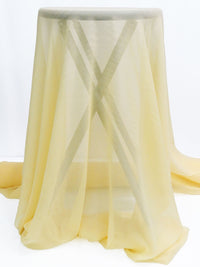 Jasmine Yellow 100% Silk Chiffon 43W