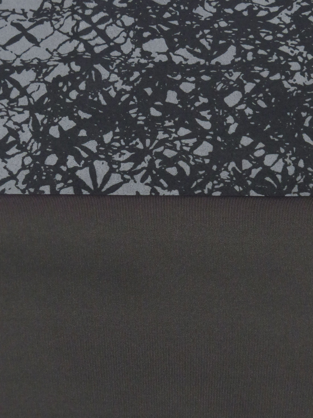 Charcoal/Smoke Gray Polyester/Lycra Distressed Design Embossed Scuba Knit - NY Designer - 60W