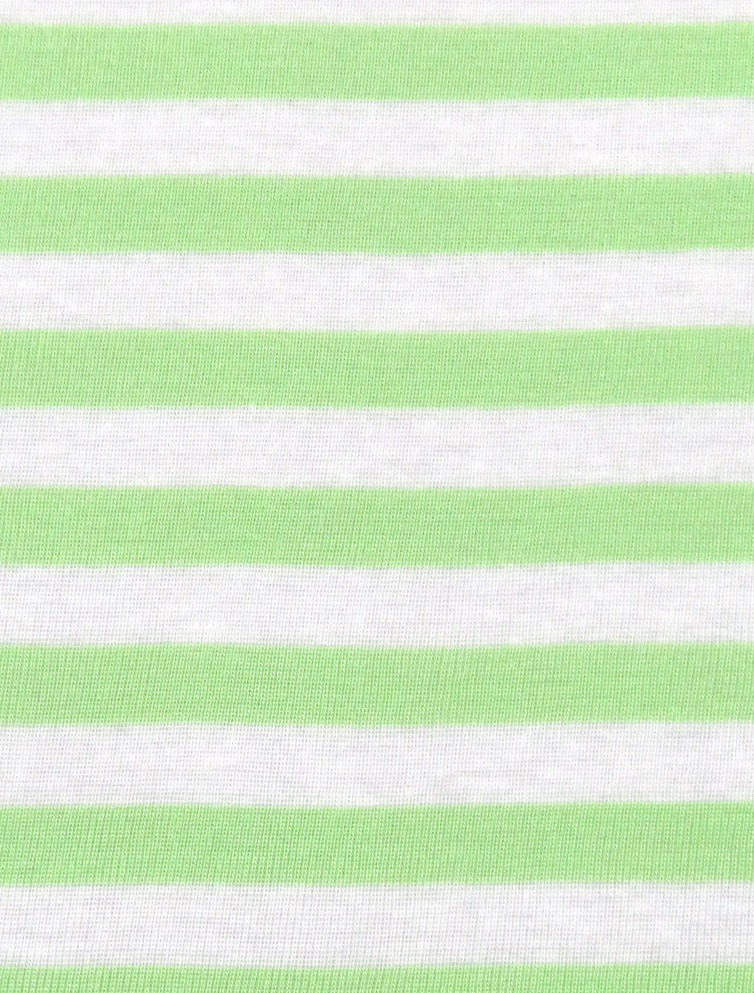 Pistachio Green/White 100% Rayon Horizontal Stripe Fine Interlock Knit 52W