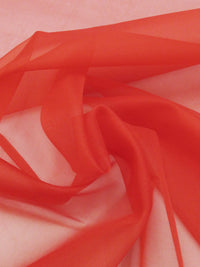 Bright Scarlet 100% Silk Organza 41W