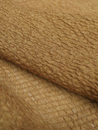 Bronze 100% Silk Puckered Stripe Chiffon 39W