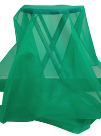 Sea Green 100% Silk Organza 42W