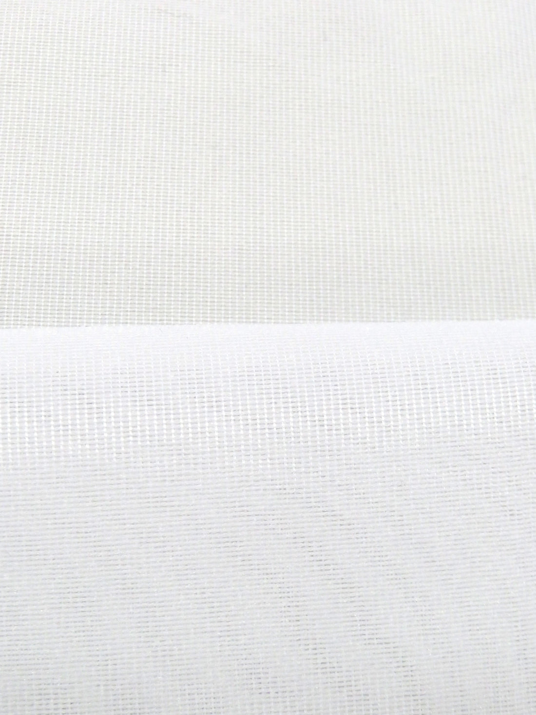 White 100% Polyester Fusible Lightweight Woven Interfacing 59W