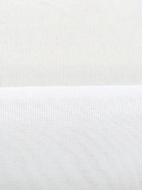 White 100% Polyester Fusible Lightweight Woven Interfacing 59W