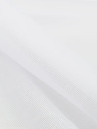 White 100% Polyester Fusible Lightweight Woven Interfacing 59W