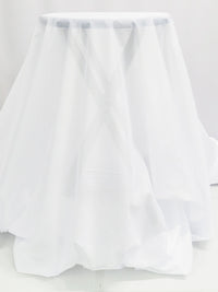 White 100% Polyester Fusible Lightweight Woven Interfacing 59W