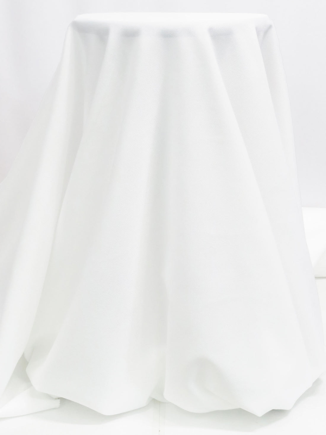 White Fusible Mid-Weight Twill Weave Weft Interfacing 59W