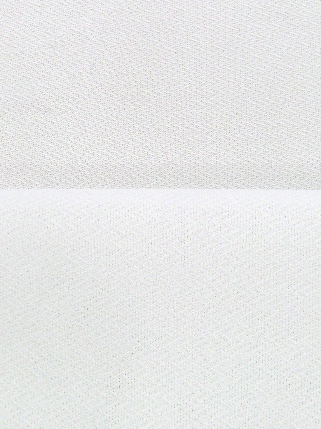 White Fusible Herringbone Weave Tricot Knit Interfacing 60W