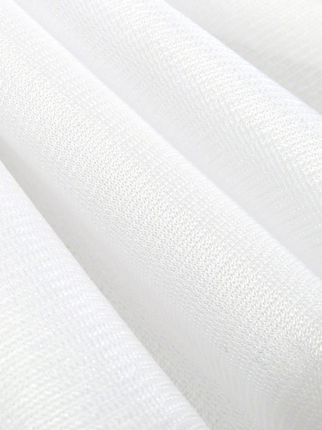 White Fusible Twill Weave Tricot Knit Interfacing 58W