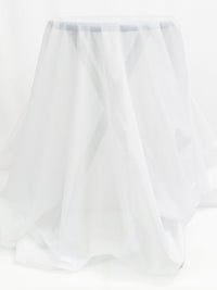 White Fusible Twill Weave Tricot Knit Interfacing 58W