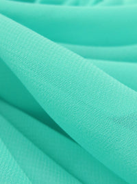Pearl Aqua 100% Polyester Chiffon - NY Designer - 58W
