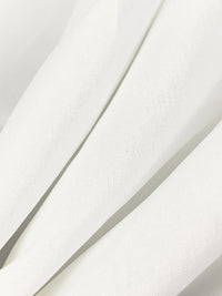 Penguin White Polyester/Lycra Stretch Taffeta - NY Designer - 58W
