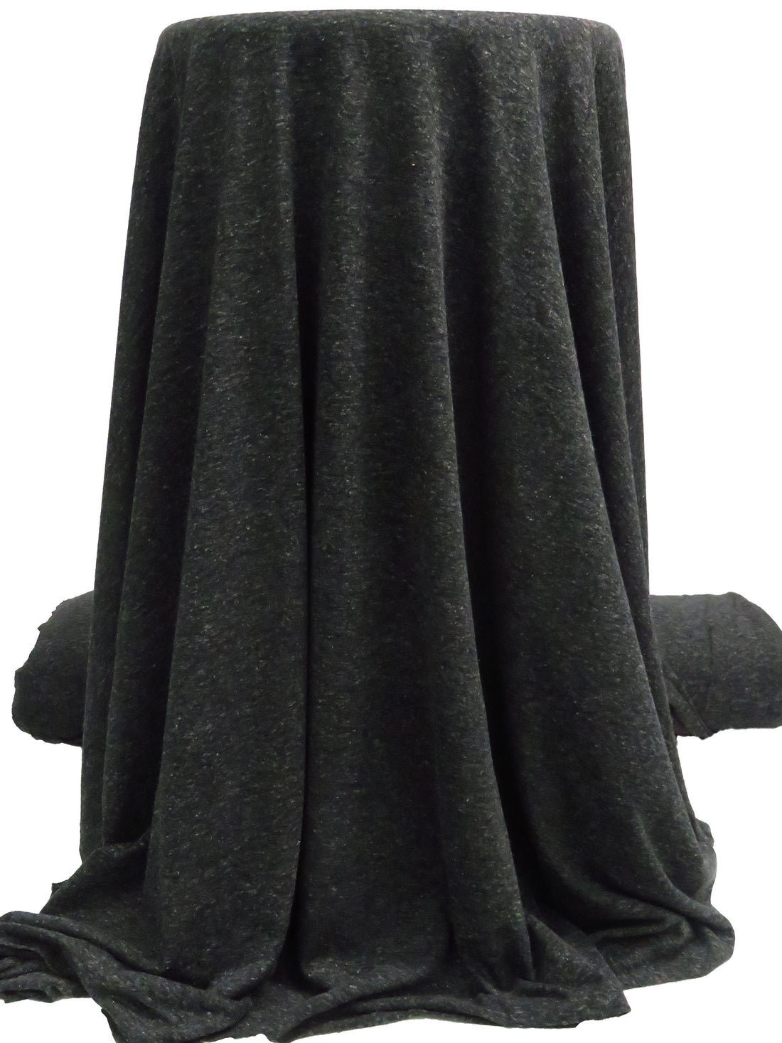 Charcoal/Cloud Gray Polyester/Lycra Heathered Tissue Jersey Knit - Dressed To Kill - 54W
