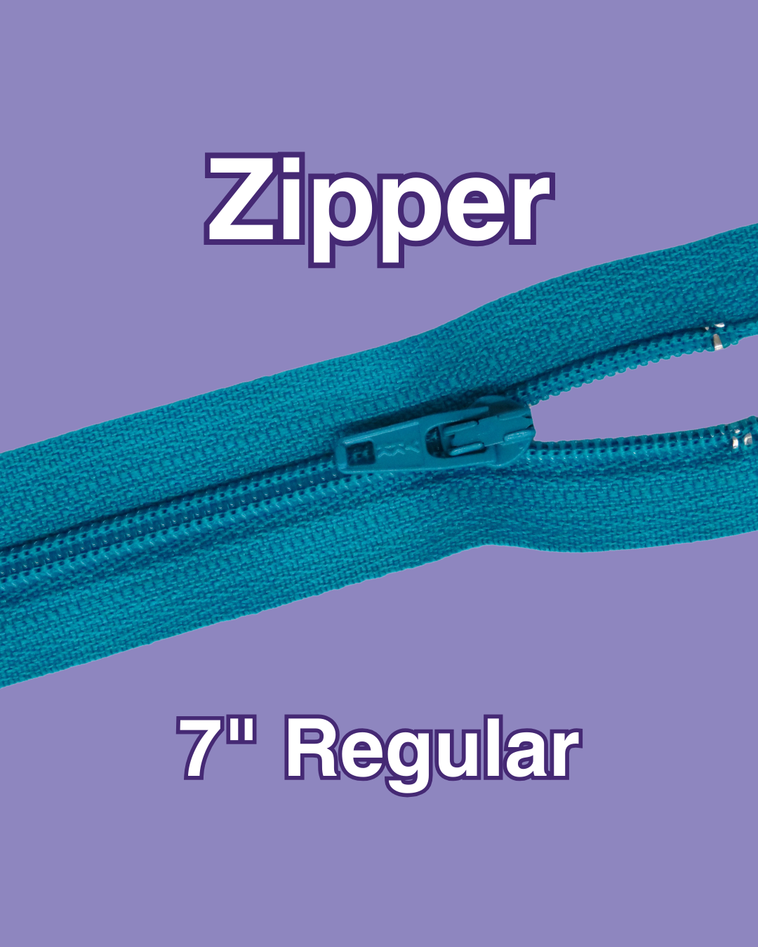 7" Regular Zipper