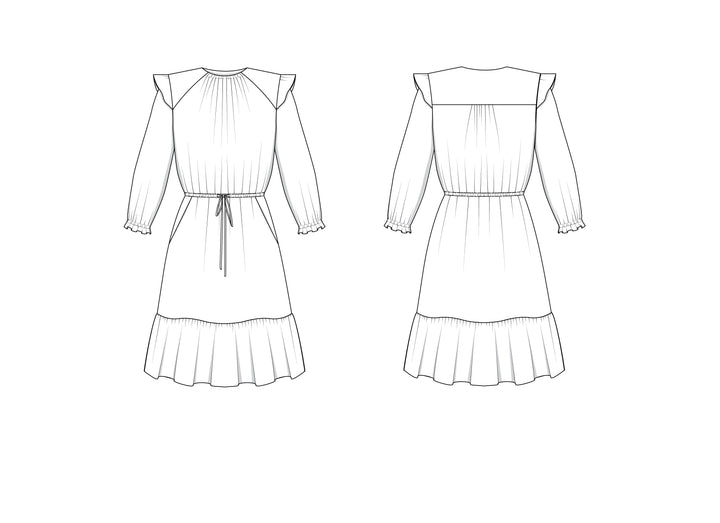 Friday Pattern Co - The Davenport Dress - Size XS-7X