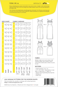 Closet Core Patterns - Fiona Sundress #15 - Sizes 0-20