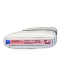 White Pellon Fusible Non-Woven Mid-weight Interfacing 20W