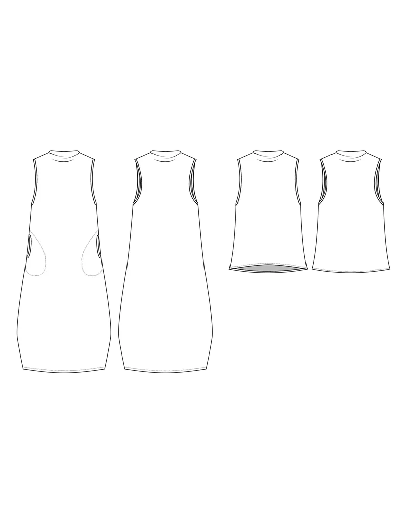 Friday Pattern Co - The Dew Top and Dress - Size XS-7X