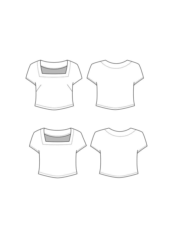 Friday Pattern Co - The Square Neck Top - Size XS-7X