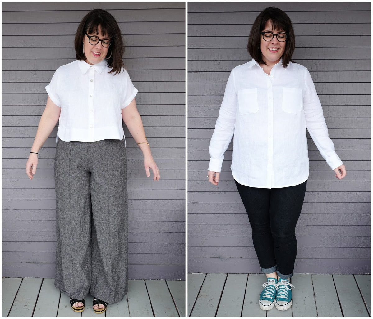 Made by a Fabricista: Linen Shirt Two Ways