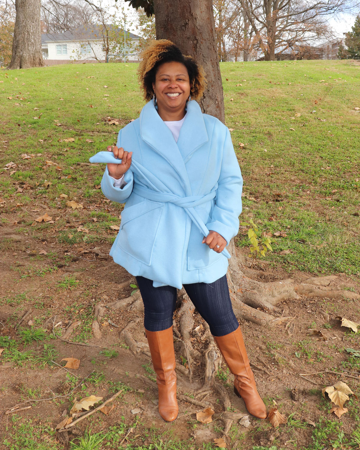 Made by a Fabricista: Winter Wool Wrap Coat