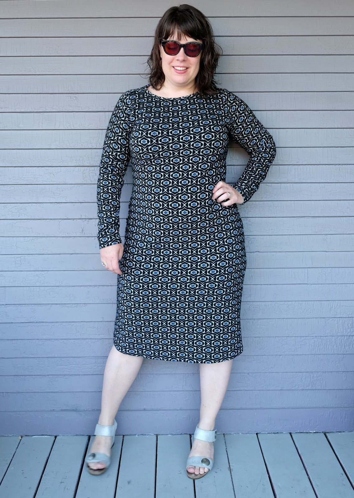 Made By A Fabricista: Double Knit Concord T-shirt Dress