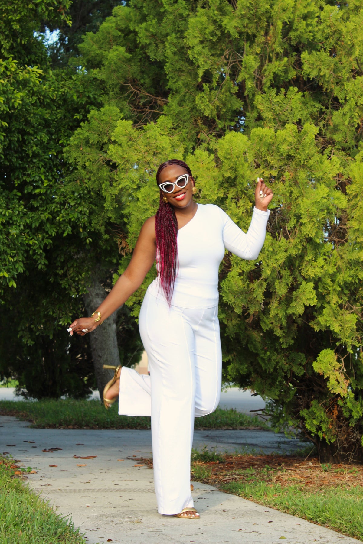 Made by a Fabricista: All White Look  -  Le Diner en Blanc Jamaica