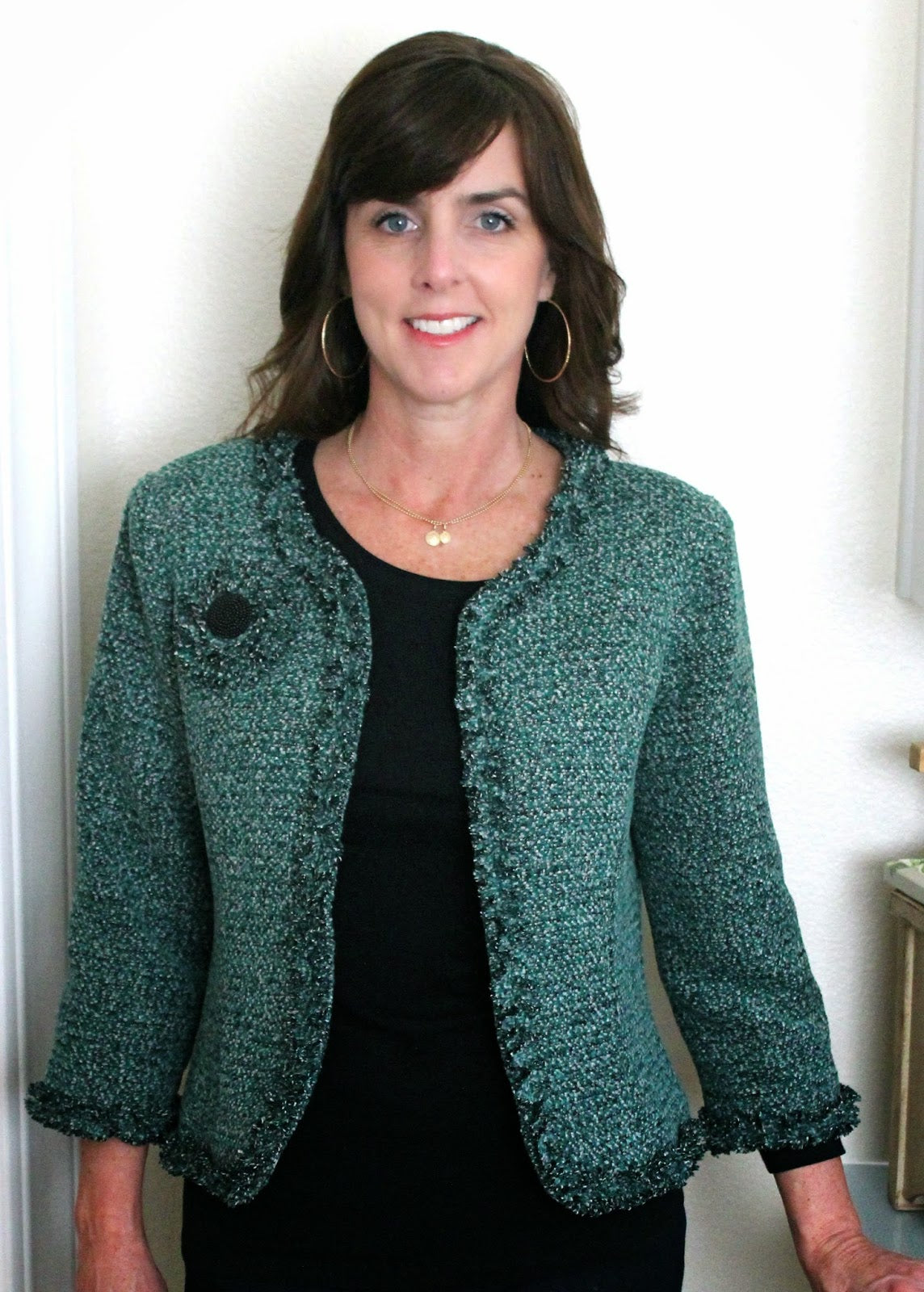 Made by a Fabricista: Boucle Jacket by Diane