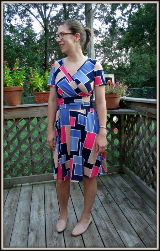 Made By a Fabricista: Mock Wrap Dress Love